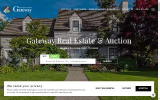 Gateway Real Estate & Auction website