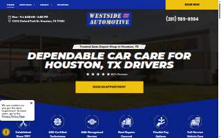 Westside Car Wash website
