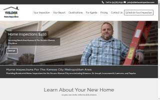 Wilder Home Inspections website