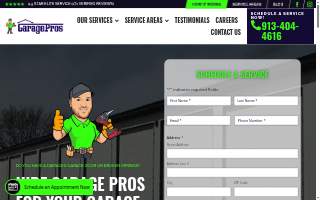 Garage Pros KC of Bonner Springs website