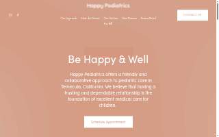 Happy Kids Pediatrics website