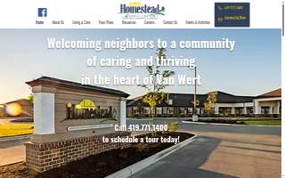 Homestead Assisted Living & Memory Care of Topeka website