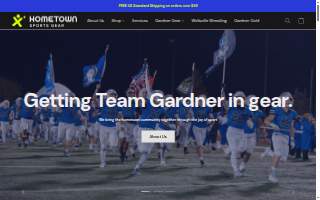 Hometown Sports Gear of Bonner Springs website