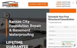 KC Pier Foundation Repair and Waterproofing Experts website