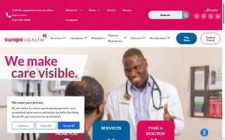 Swope Health KidsCARE Leavenworth Pediatrics of Bonner Springs website
