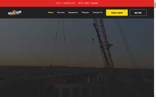 Wilkerson Crane Rental, Inc. website
