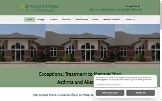 Allergy & Asthma Consultants website