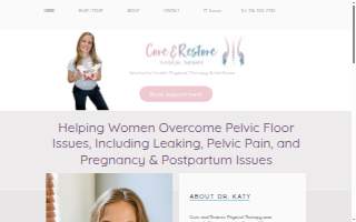 Core and Restore Physical Therapy website