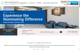 Illuminate Family Dentistry website