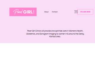 Pearl Girl Clinics website