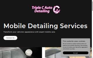 Triple C Auto Detailing website