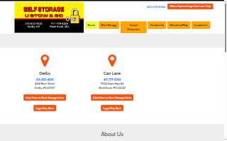 U Stow & Go of Derby LLC website