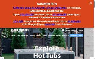 Ultra Modern Pool and Patio - Derby website