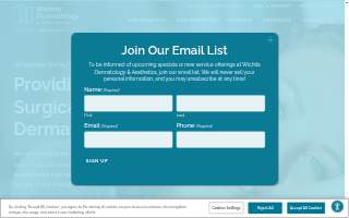 Wichita Dermatology & Aesthetics, LLC website