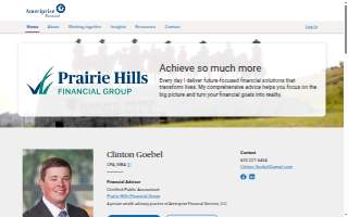 Clinton Goebel - Financial Advisor, Ameriprise Financial Services, LLC website