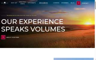 Adams Jones Law Firm, P.A. website