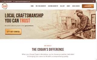 Cogan’s Woodshop website