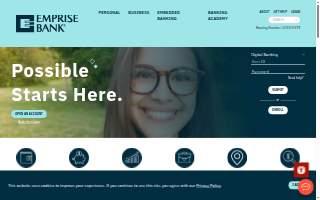 Emprise Bank website