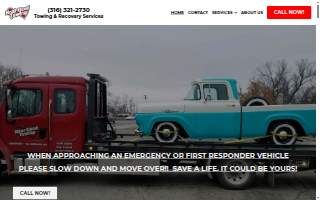 Heartland Towing website