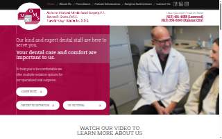 Midwest Oral and Maxillofacial Surgery P.A. of El Dorado website