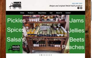 Amish Woodwork website