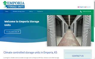 Emporia Storage Units website