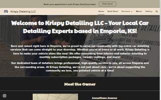 Krispy Detailing website