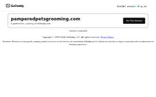 Pampered Pets Grooming website