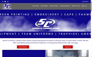 Sports Connection website