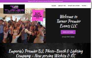 Turner Premier Events website