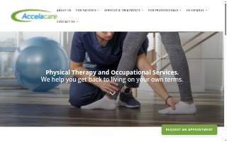 Accelacare Physical Therapy website