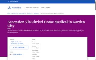 Ascension Via Christi Home Medical website