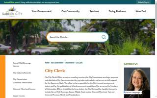 City Clerk website