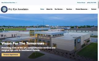 Fry Eye Associates website
