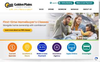 Golden Plains Credit Union website