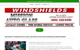 Mission Auto Glass of Garden City website