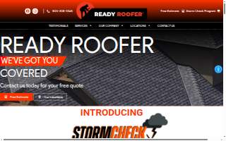 Ready Roofer website