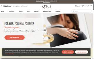 Riddle's Jewelry website