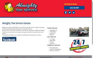 Almighty Tow Service LLC of Gardner website
