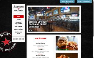 Austins Bar & Grill | Gardner website