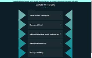 Davenport Orchards & Winery website