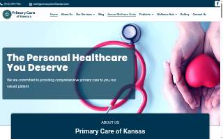 Primary Care of Kansas website