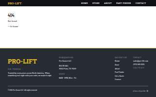 ProLift Garage Doors of Johnson County website