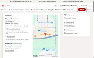 Walgreens Pharmacy of Gardner website