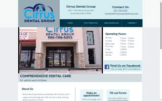 Cirrus Dental Group website