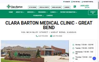 Clara Barton Medical Clinic - Great Bend website
