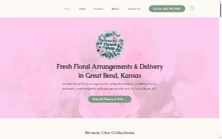 Happy Girl Flower Shop - Great Bend website