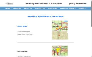 Hearing Healthcare website