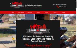 Just In Time Remodeling website