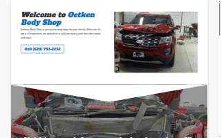 Oetken Body Shop website